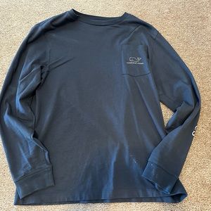 Boys Navy Vineyard Vines Long Sleeve